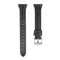 Bracelet montre cuir fin 20 à 22 mm pour Samsung Galaxy – Couleur du bracelet Black 01