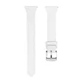 Bracelet montre cuir fin 20 à 22 mm pour Samsung Galaxy – Couleur du bracelet White 08