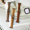 Bracelet montre cuir fin 38 à 49 mm pour Apple Watch – 6