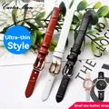 Bracelet montre cuir fin croco 6 à 16 mm – 2