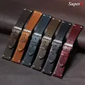 Bracelet montre cuir huilé 18 à 24 mm pour Seiko et Omega – 2