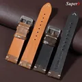 Bracelet montre cuir huilé 18 à 24 mm pour Seiko et Omega – 3