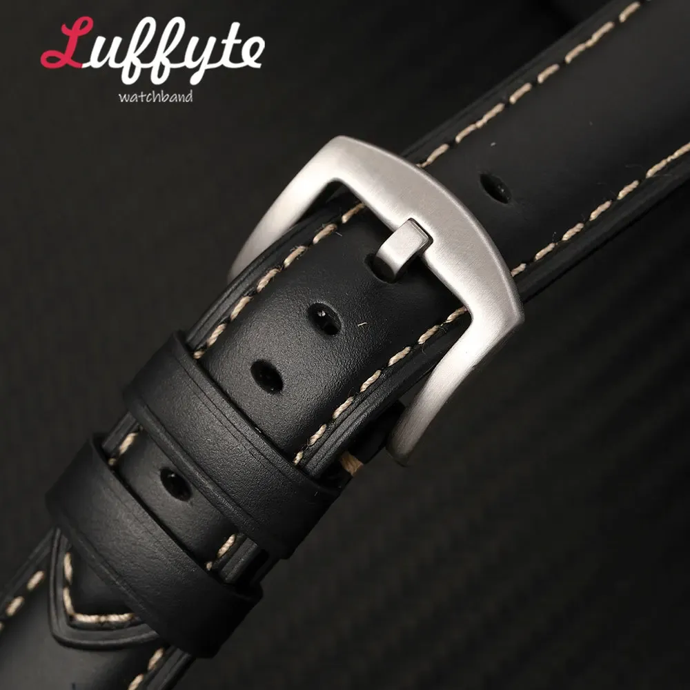 Bracelet montre cuir huilé 38 à 49 mm pour Apple Watch