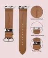 Bracelet montre cuir léopard Apple Watch 38 à 49 mm – 5