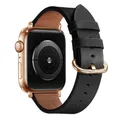 Bracelet montre cuir léopard Apple Watch 38 à 49 mm – Couleur du bracelet Lion 12 Rose Gold