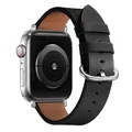 Bracelet montre cuir léopard Apple Watch 38 à 49 mm – Couleur du bracelet Lion 12 Silver
