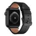 Bracelet montre cuir léopard Apple Watch 38 à 49 mm – Couleur du bracelet Lion 2 Black