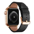 Bracelet montre cuir léopard Apple Watch 38 à 49 mm – Couleur du bracelet Lion 2 RoseGold