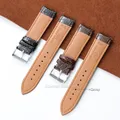 Bracelet montre cuir motif croco 12 à 20 mm unisexe – 6