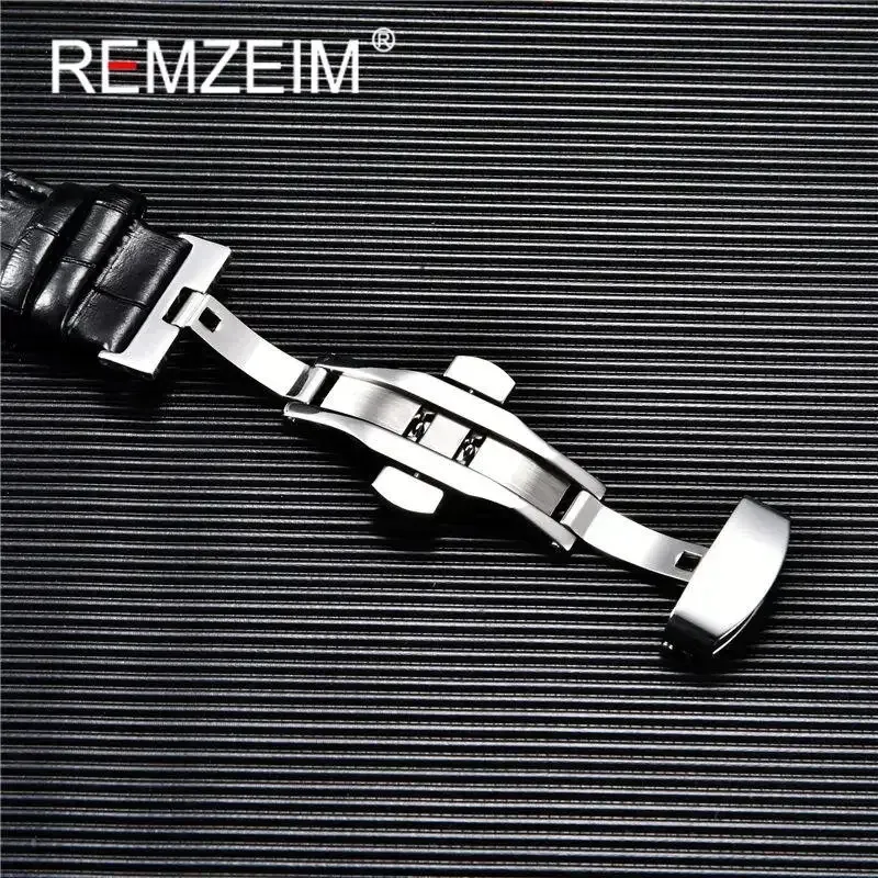 Bracelet montre cuir pour Apple Watch 38 à 49 mm papillon