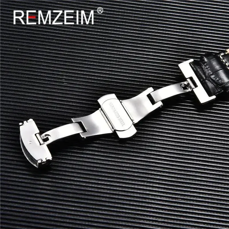 Bracelet montre cuir pour Apple Watch 38 à 49 mm papillon