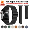 Bracelet montre cuir pour Apple Watch Ultra 3 2 40 à 49 mm – 1