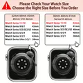 Bracelet montre cuir pour Apple Watch Ultra 3 2 40 à 49 mm – 3