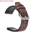 Bracelet montre cuir pour Huawei Watch GT2e GT 2 Pro – Couleur du bracelet Dark brown