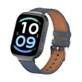 Bracelet montre cuir pour Redmi Watch 6 5 4 et Mi Band 10 9 8 – Couleur du bracelet Blue