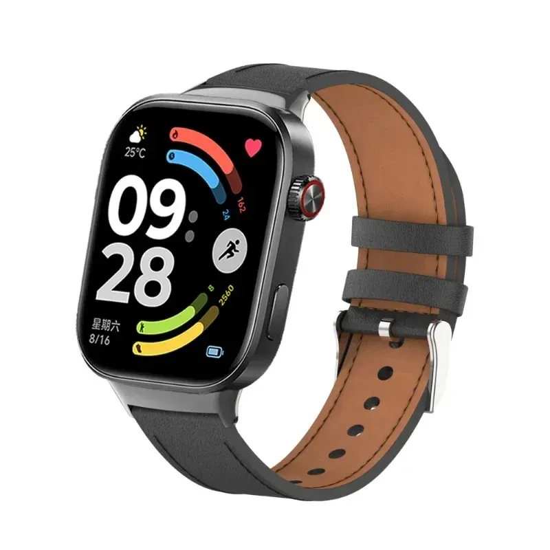Bracelet montre cuir pour Redmi Watch 6 5 4 et Mi Band 10 9 8