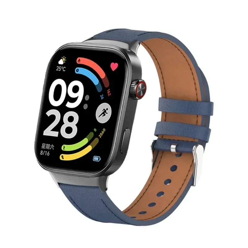 Bracelet montre cuir pour Redmi Watch 6 5 4 et Mi Band 10 9 8