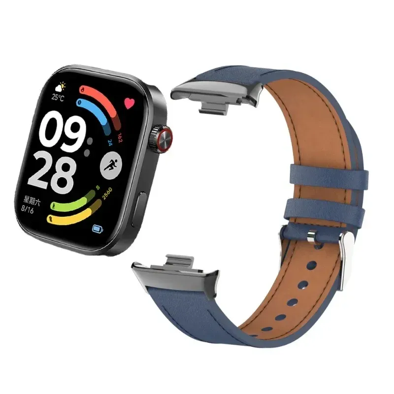 Bracelet montre cuir pour Redmi Watch 6 5 4 et Mi Band 10 9 8