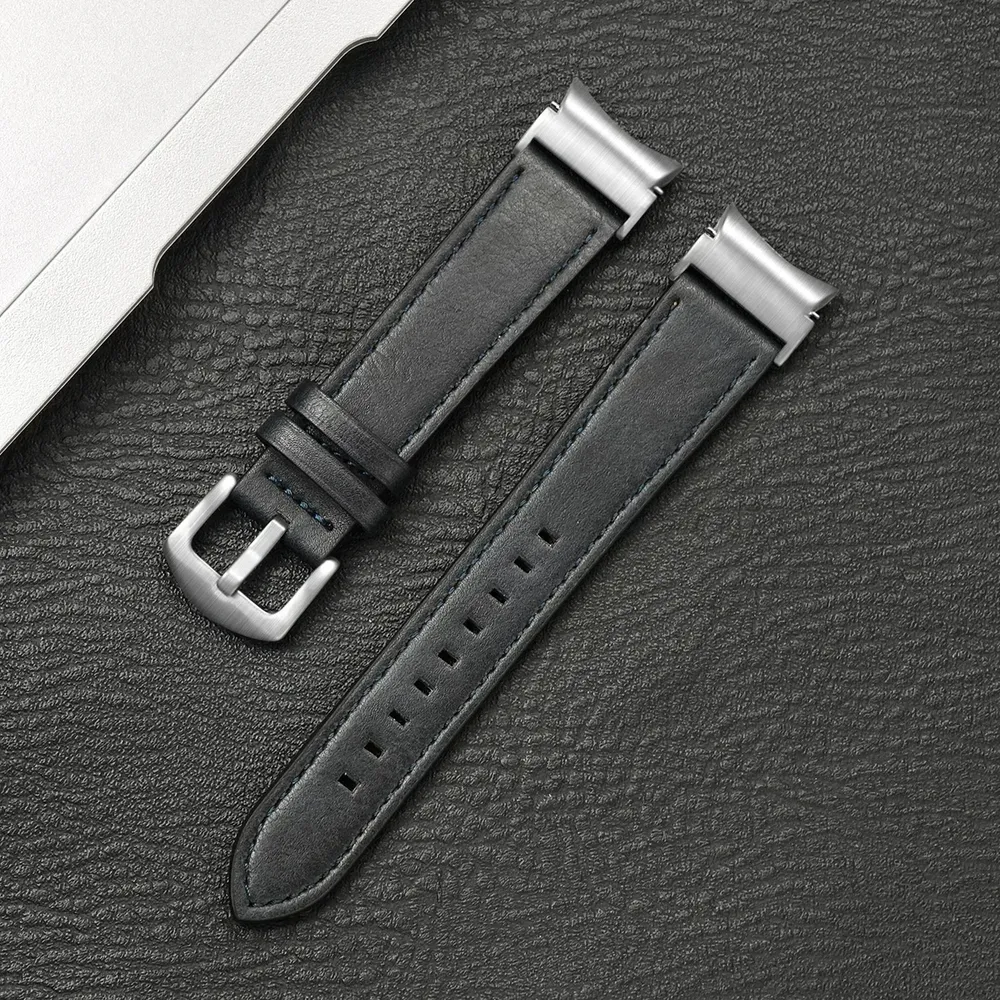 Bracelet montre cuir pour Samsung Galaxy Watch 7 6 5 Pro