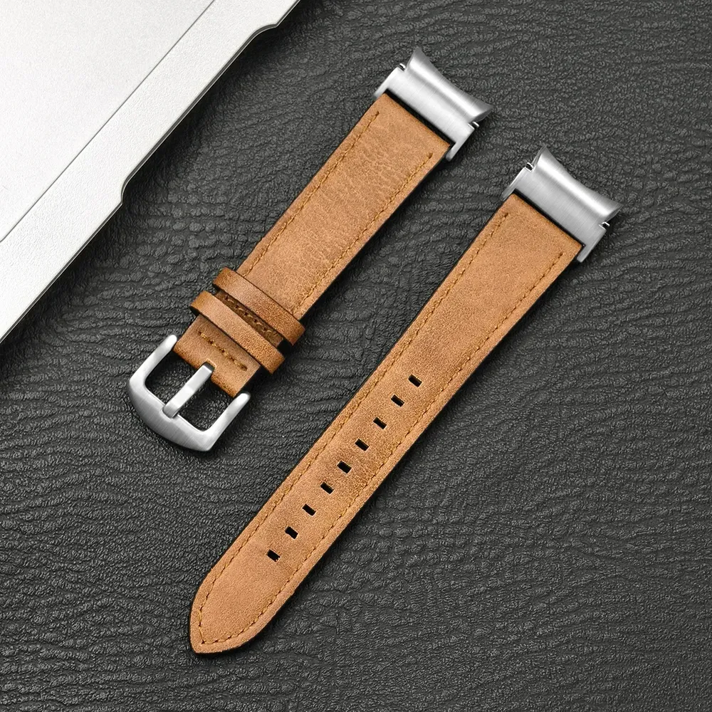 Bracelet montre cuir pour Samsung Galaxy Watch 7 6 5 Pro