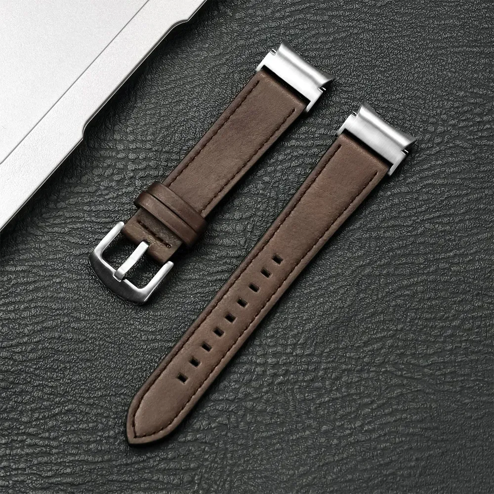 Bracelet montre cuir pour Samsung Galaxy Watch 7 6 5 Pro