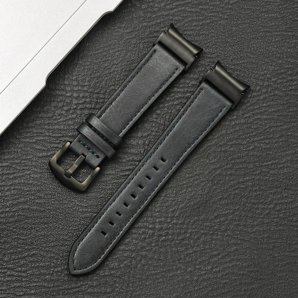 Bracelet montre cuir pour Samsung Galaxy Watch 7 6 5 Pro