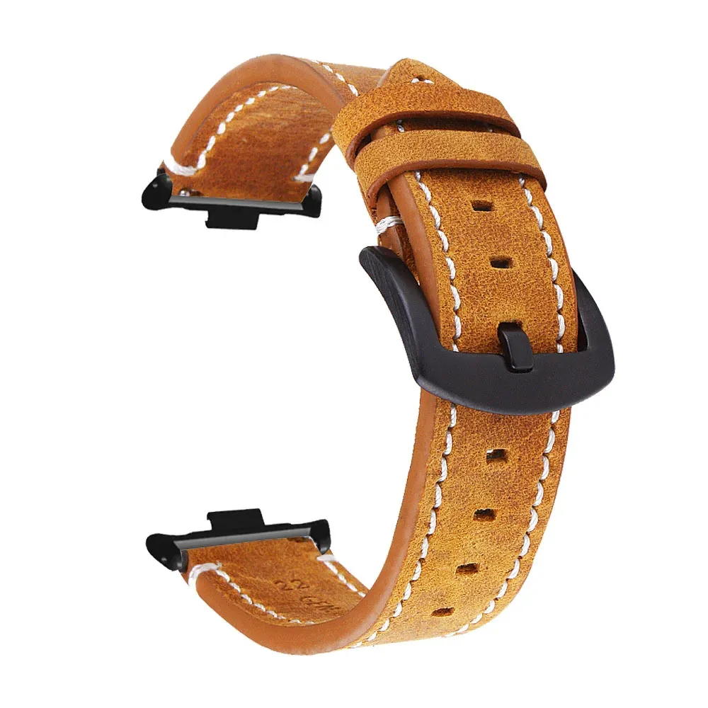 Bracelet montre cuir pour Xiaomi Mi Band 8 Pro et Redmi