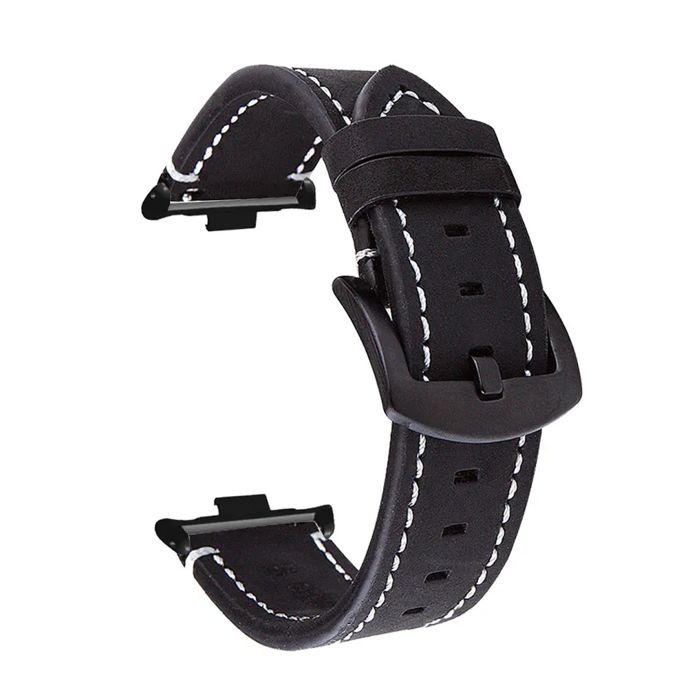 Bracelet montre cuir pour Xiaomi Mi Band 8 Pro et Redmi