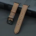 Bracelet montre cuir PU Apple Watch 38 à 49 mm – Couleur du bracelet Dark brown