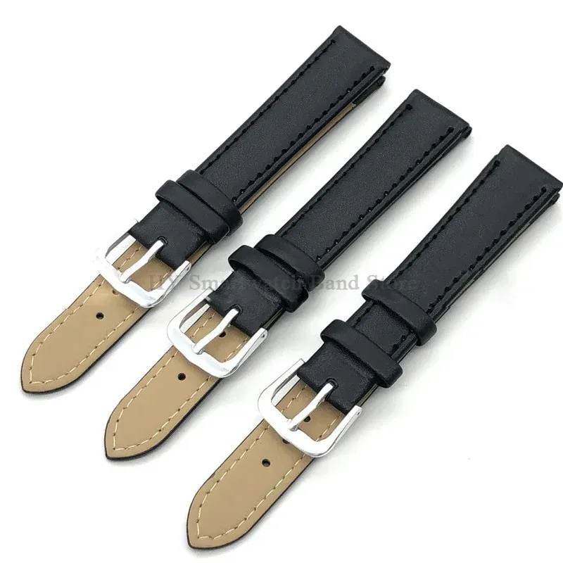 Bracelet montre cuir PU fin 8 à 24 mm universel
