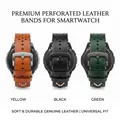 Bracelet montre cuir respirant 18 à 24 mm – 5