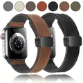 Bracelet montre cuir silicone pour Apple Watch 38 à 49 mm – 2