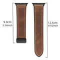 Bracelet montre cuir silicone pour Apple Watch 38 à 49 mm – 3