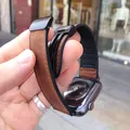 Bracelet montre cuir silicone pour Apple Watch 38 à 49 mm – 5