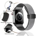 Bracelet montre cuir silicone pour Apple Watch 38 à 49 mm – 6