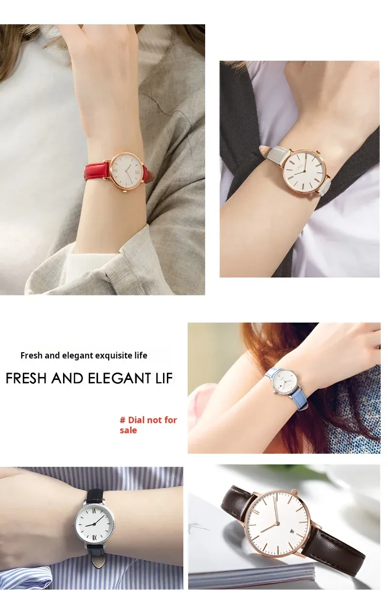 Bracelet montre cuir souple 12 à 18 mm