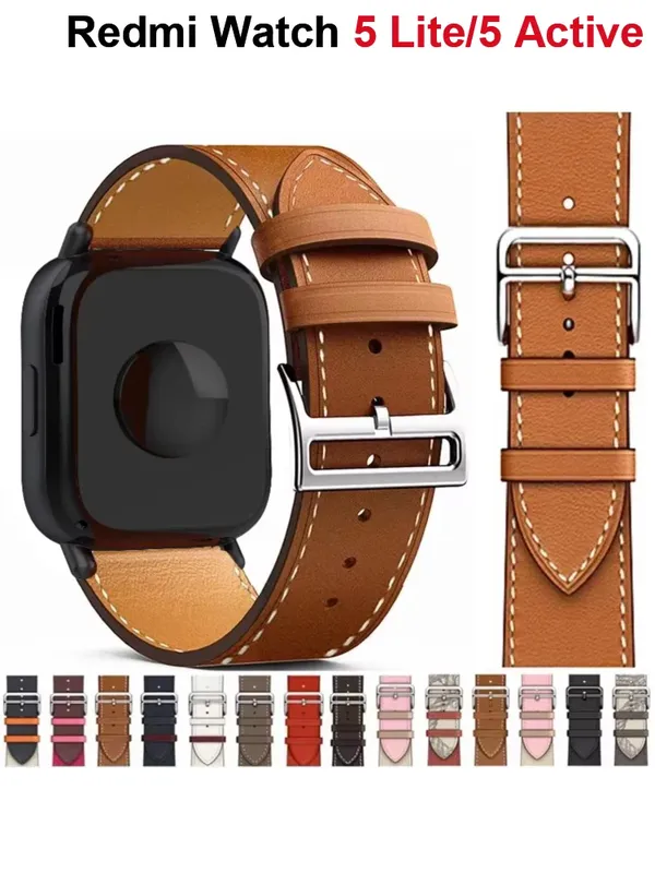 Bracelet montre cuir sport Redmi Watch 5 22 mm