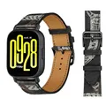 Bracelet montre cuir sport Redmi Watch 5 22 mm – Couleur du bracelet noir