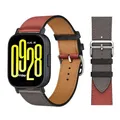Bracelet montre cuir sport Redmi Watch 5 22 mm – Couleur du bracelet red-etain