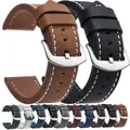 Bracelet montre cuir sport vintage 18 à 24 mm – 1