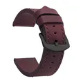 Bracelet montre cuir sport vintage 18 à 24 mm – Band Color Bronze Black