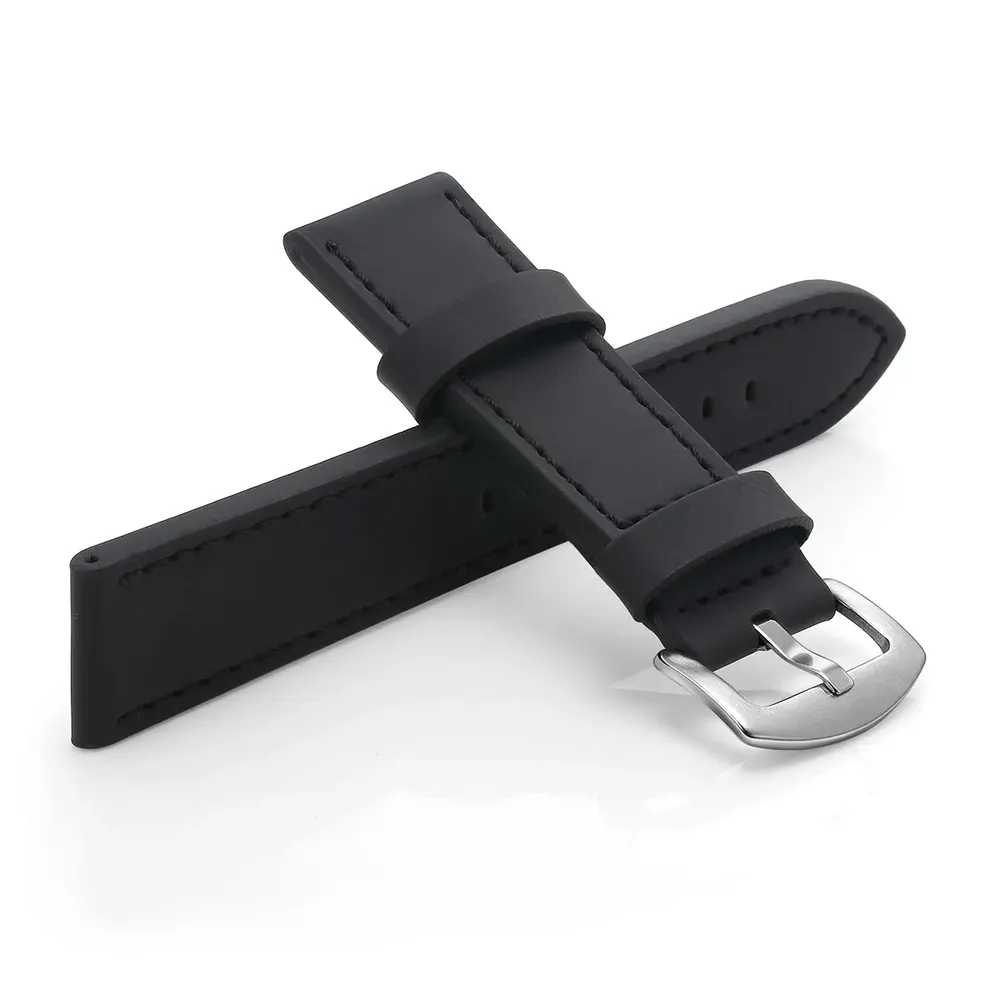 Bracelet montre cuir sport vintage 18 à 24 mm