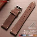 Bracelet montre cuir suédé 14 à 22 mm – 1