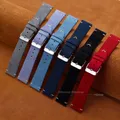 Bracelet montre cuir suédé 14 à 22 mm vintage – 2