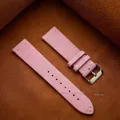 Bracelet montre cuir suédé 14 à 22 mm vintage – Couleur du bracelet pink