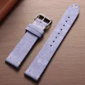 Bracelet montre cuir suédé 14 à 22 mm – Couleur du bracelet violet
