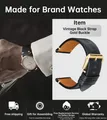 Bracelet montre cuir vache boucle papillon – Couleur du bracelet Black G Buckle