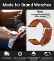Bracelet montre cuir vache boucle papillon – Couleur du bracelet Brown S Buckle