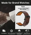 Bracelet montre cuir vache boucle papillon – Couleur du bracelet Coffee B Buckle