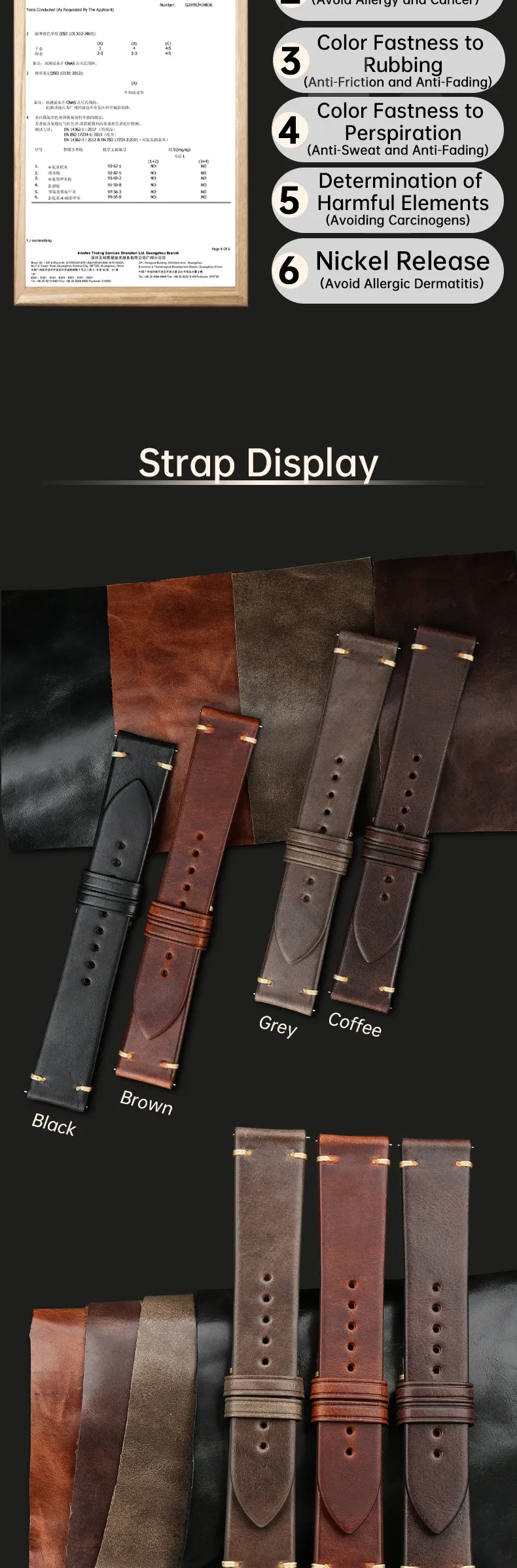 Bracelet montre cuir vache boucle papillon